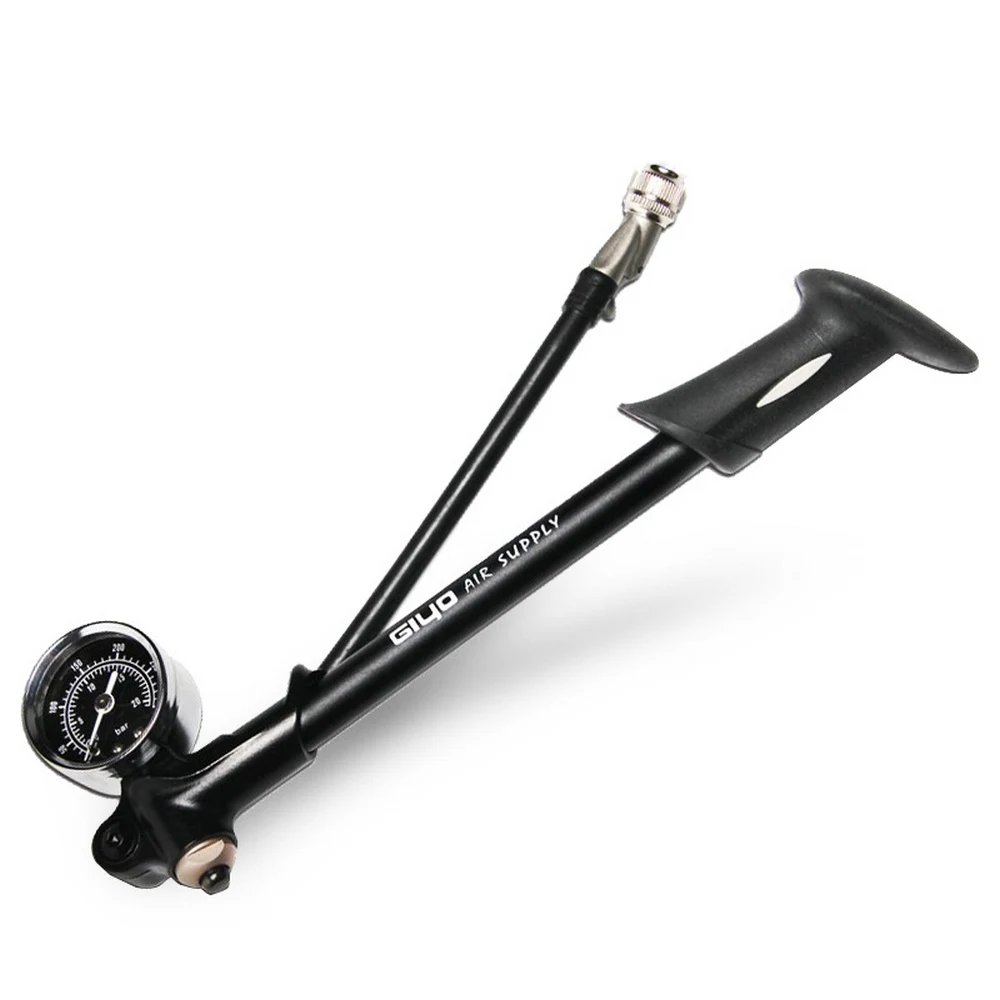 

Bicycle Portable Pump GS-02D Front Fork High Pressure Air Shock Pump Rear Suspension Riding Mini Inflatable Hose Schrader