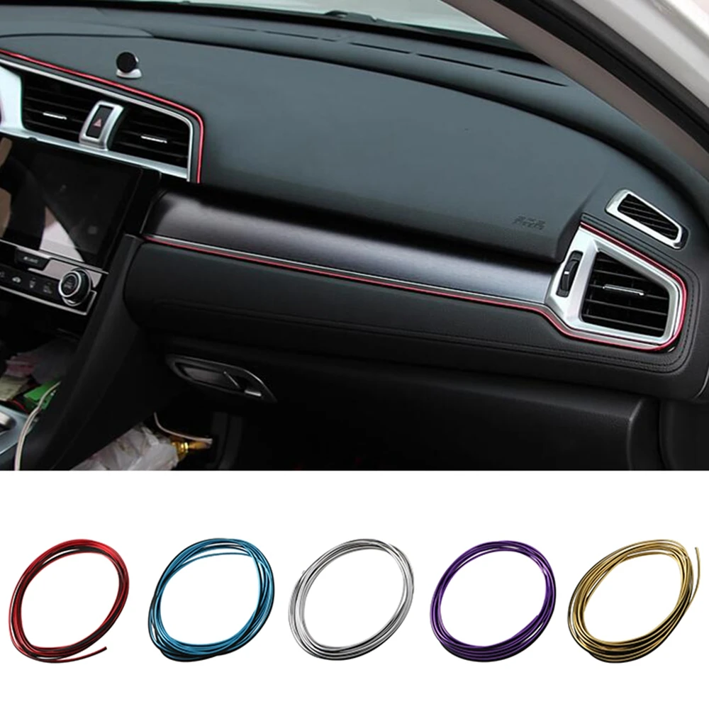 Turejo 10 м автомобильный Стайлинг украшение интерьера полосы Литье отделка