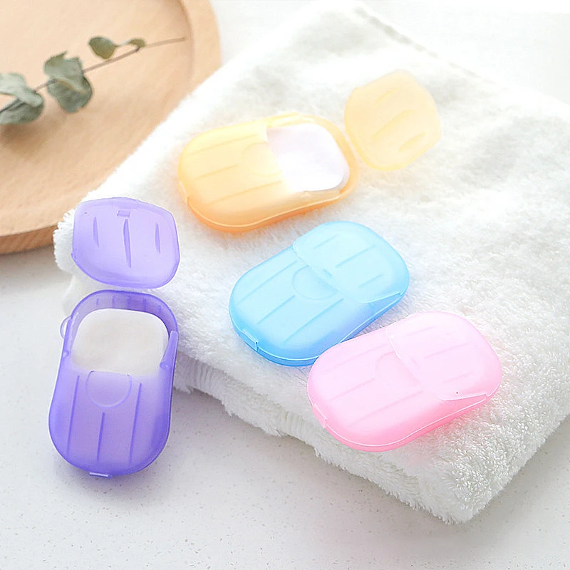 

Soap Paper Bath Soap Easy Washing Hand Disinfecting Flakes Mini Cleaning Paper Travel Convenient Disposable Scented Slice Home