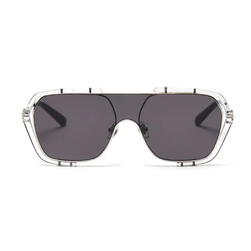 

Sunglasses Women Men Fashion Large Frame Square Sunglasses Retro Yellow Sunglasses UV400 Sun Glasses Free Shipping