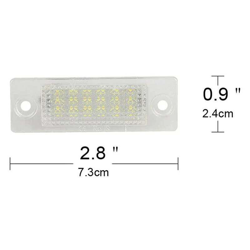 

2pcs Car LED License Number Plate Lights Lamp For VW Transporter T5 Multivan Caravelle Eurovan Passat Caddy Touran Golf