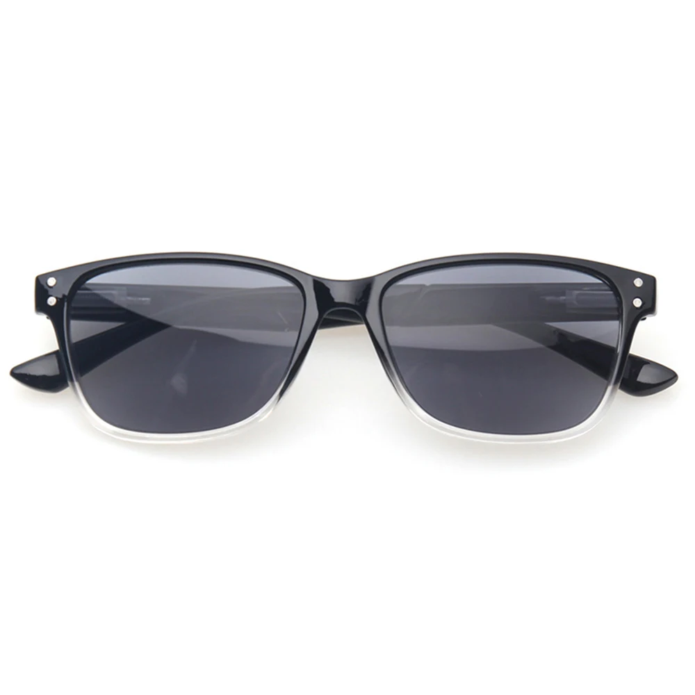 

Henotin Reading Glasses Spring Hinge Men and Women Fashion Prescription HD Reader Includes Sunglasses Decorative Eyeglasses