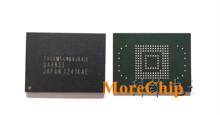 Thgbm5g9bjbay eMMC BGA169 NAND флэш-ИС 64 Гб Память хранилище чип спаянный шар 2 шт./лот |