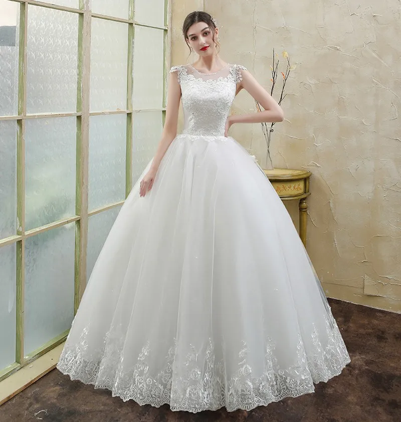 Винтажные Бальные платья с рукавами-крылышками белые свадебные цвета слоновой