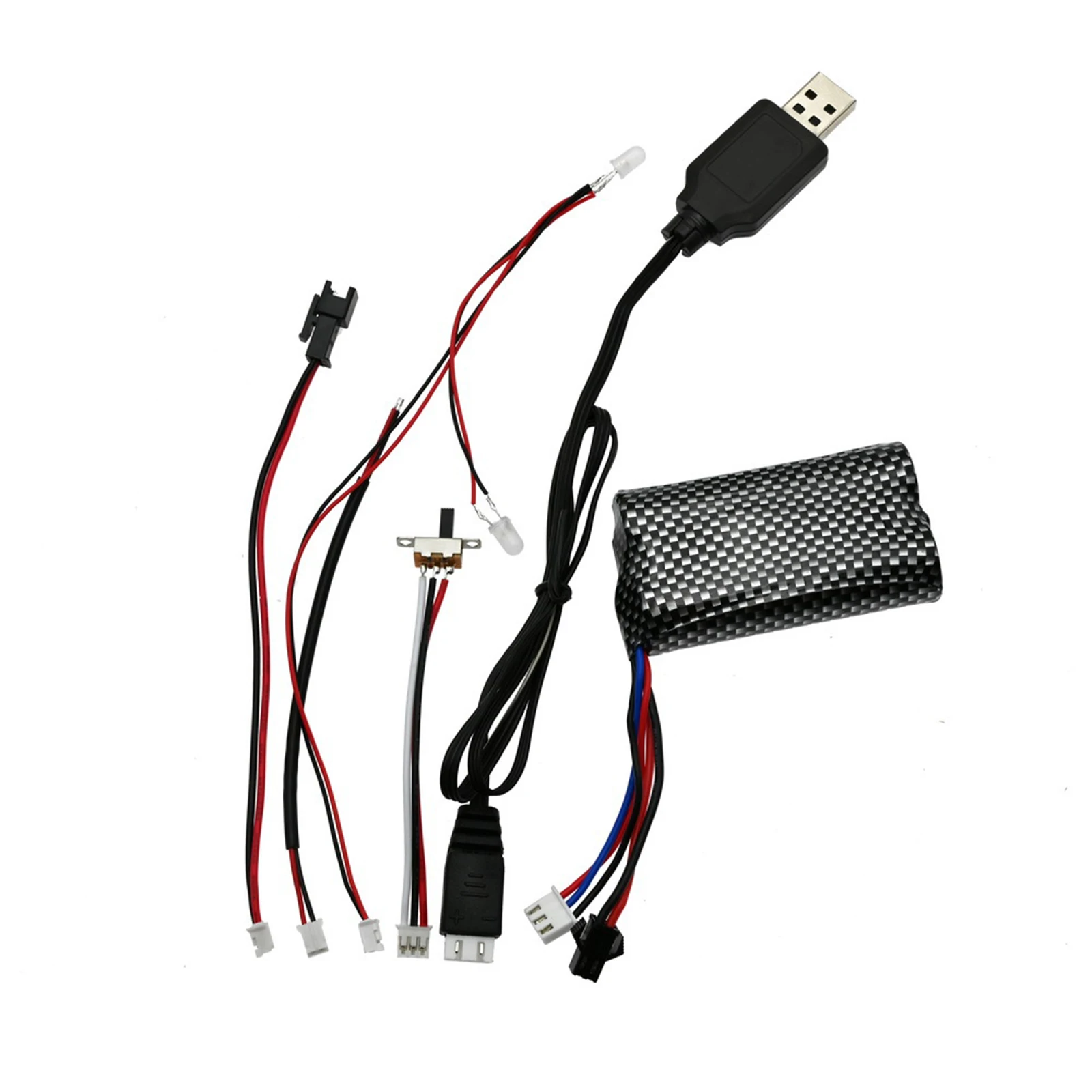 

2.4Ghz RC Transmitter Kit Remote Controller Upgrade Kits for MN Model MN91 MN91K MN99 MN99K MN96 1/12 RC Car