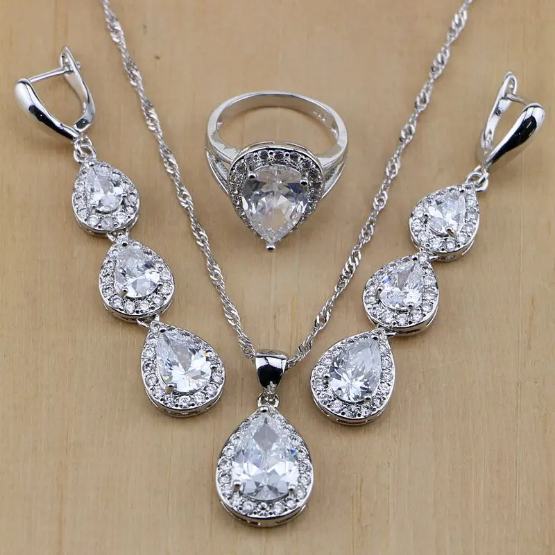 Комплект из колье серёг и кольца серебра 11 пробы|jewelry sets for women|silver jewelry setsterling silver set