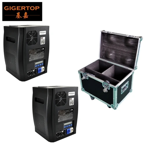 2in1 flight case TIPTOP сценический светильник 600 Вт дизайн сценические холодные Салюты сверкающая машина Свадьба DMX512/Беспроводное управление опционально свадебный бар - Цвет: 2in1 flight case