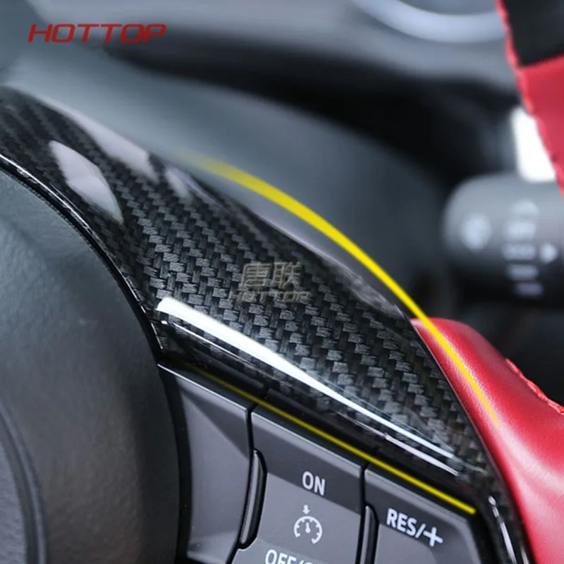 Наклейка на руль из углеродного волокна блестящий чехол для Mazda CX5 2017 2018 хэтчбек
