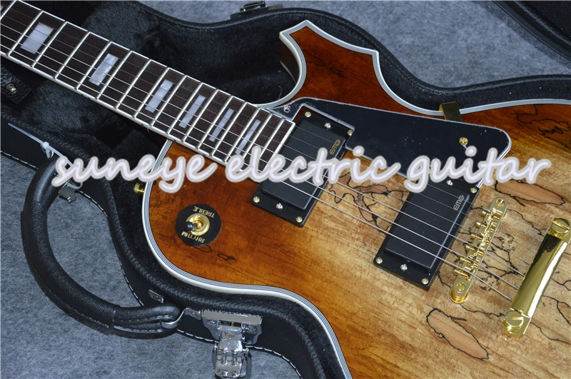 Горячая продажа Suneye пользовательские электрогитары блок жемчужный