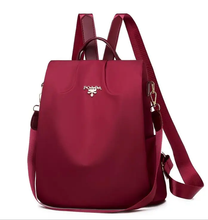 red metal Mochilas mujer новая ткань Оксфорд водонепроницаемый студент сумка Повседневная Рюкзак женские уличные сумка mochila feminina CL05 - Цвет: red metal