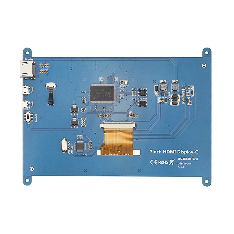 Новый Raspberry Pi 4 модели B 2 8 Гб Оперативная память + 7 дюймов сенсорный экран Экран