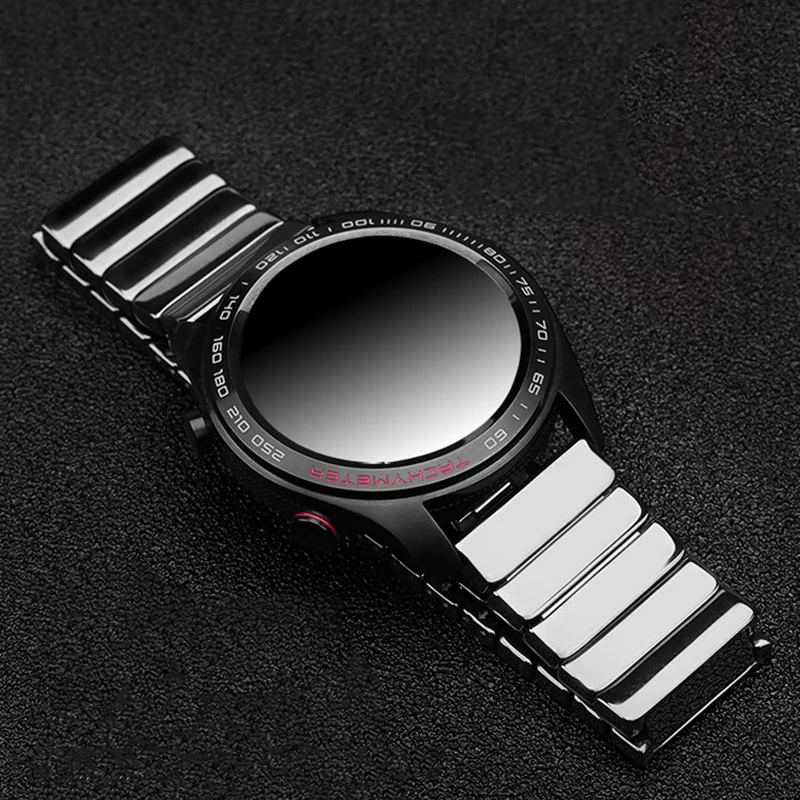Керамический ремешок для часов huawei pro Samsung Classic gear S2 S3 20 мм 22 подходит AR1509 1507 1970 AR6007