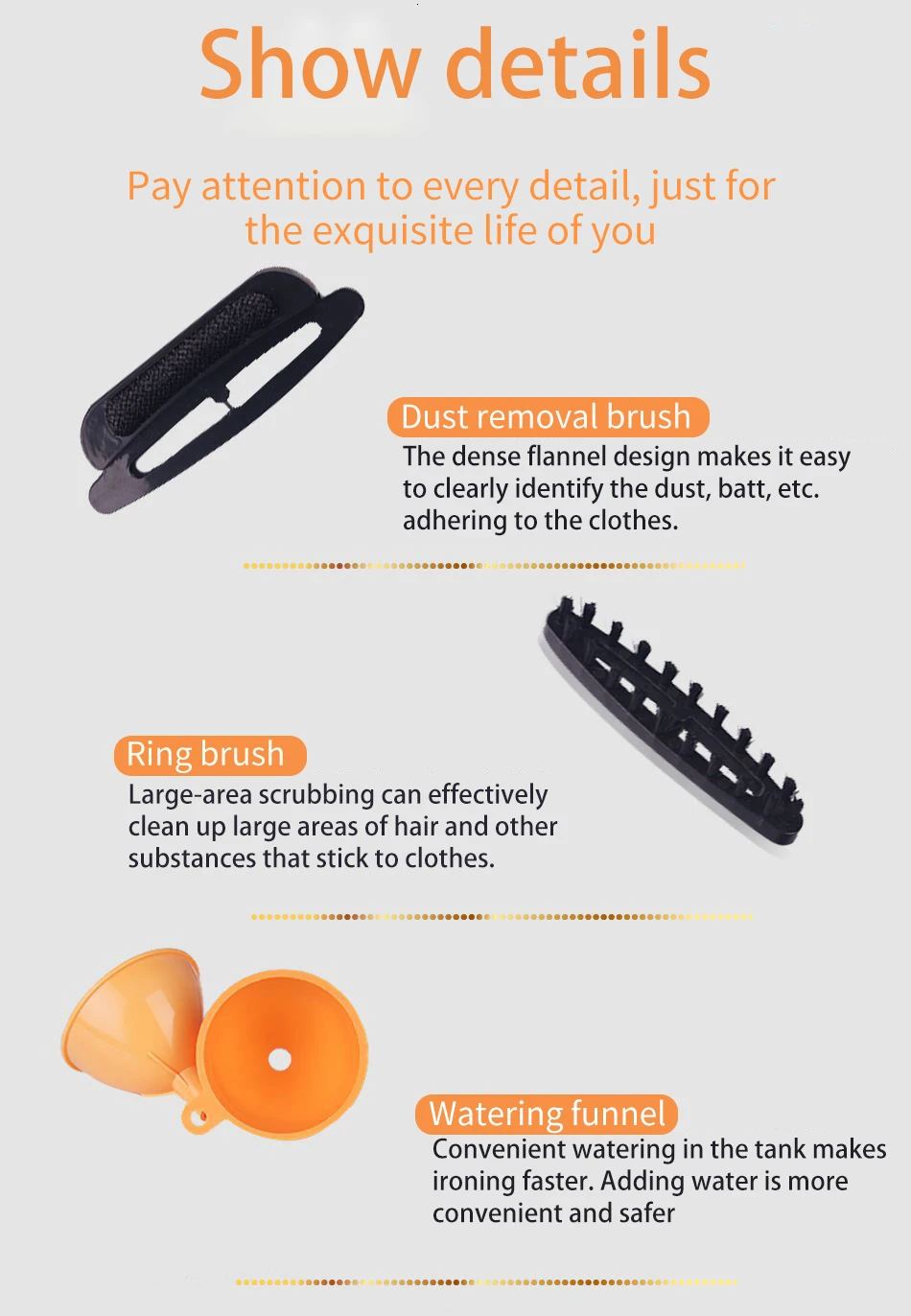 

Iron Steam New with Eu Plug Electric Garment Steamer Brush for Ironing Clothes Portable Multifunction Pots Facial Travel Home