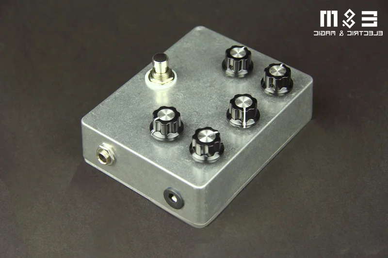 DIY MOD Zvex коробка с металлической педалью электрическая гитара Stomp Box усилитель