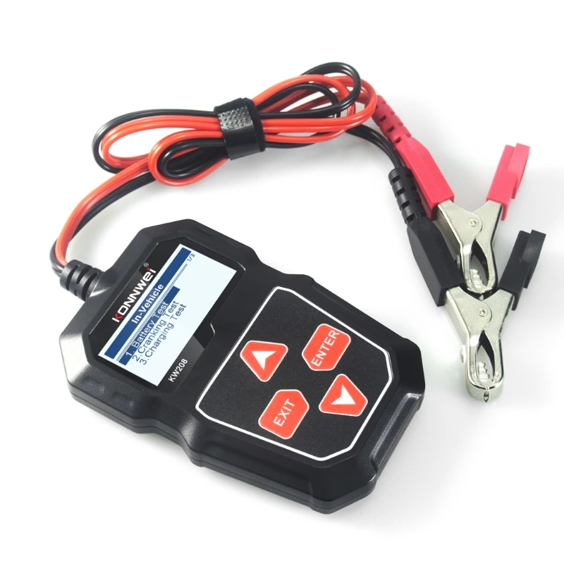 

KW208 Car Battery Tester Charger Analyzer 12V 100-2000CCA Charging System Test