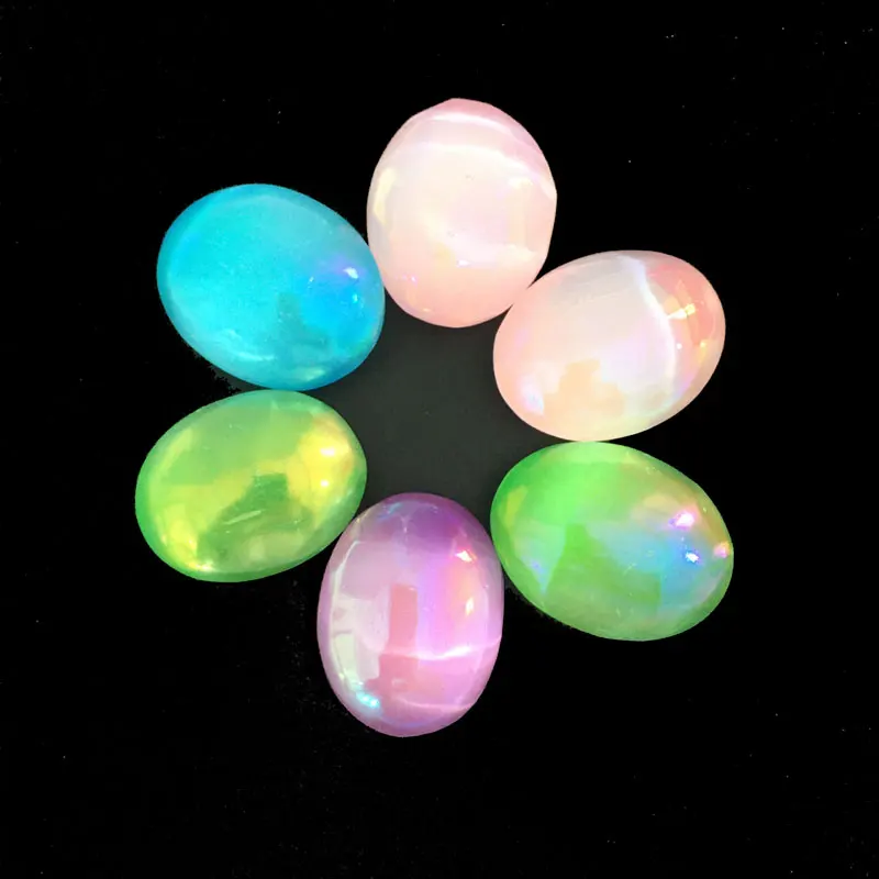 1 шт. натуральные гальванические гипсовые пальмовые камни ручной работы селенит