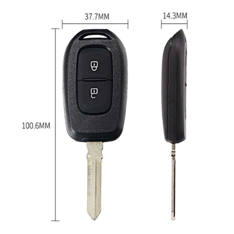 Запасной чехол для дистанционного ключа DAKATU 2/3 кнопок Renault Scenic Master Megane Duster Sandero Logan