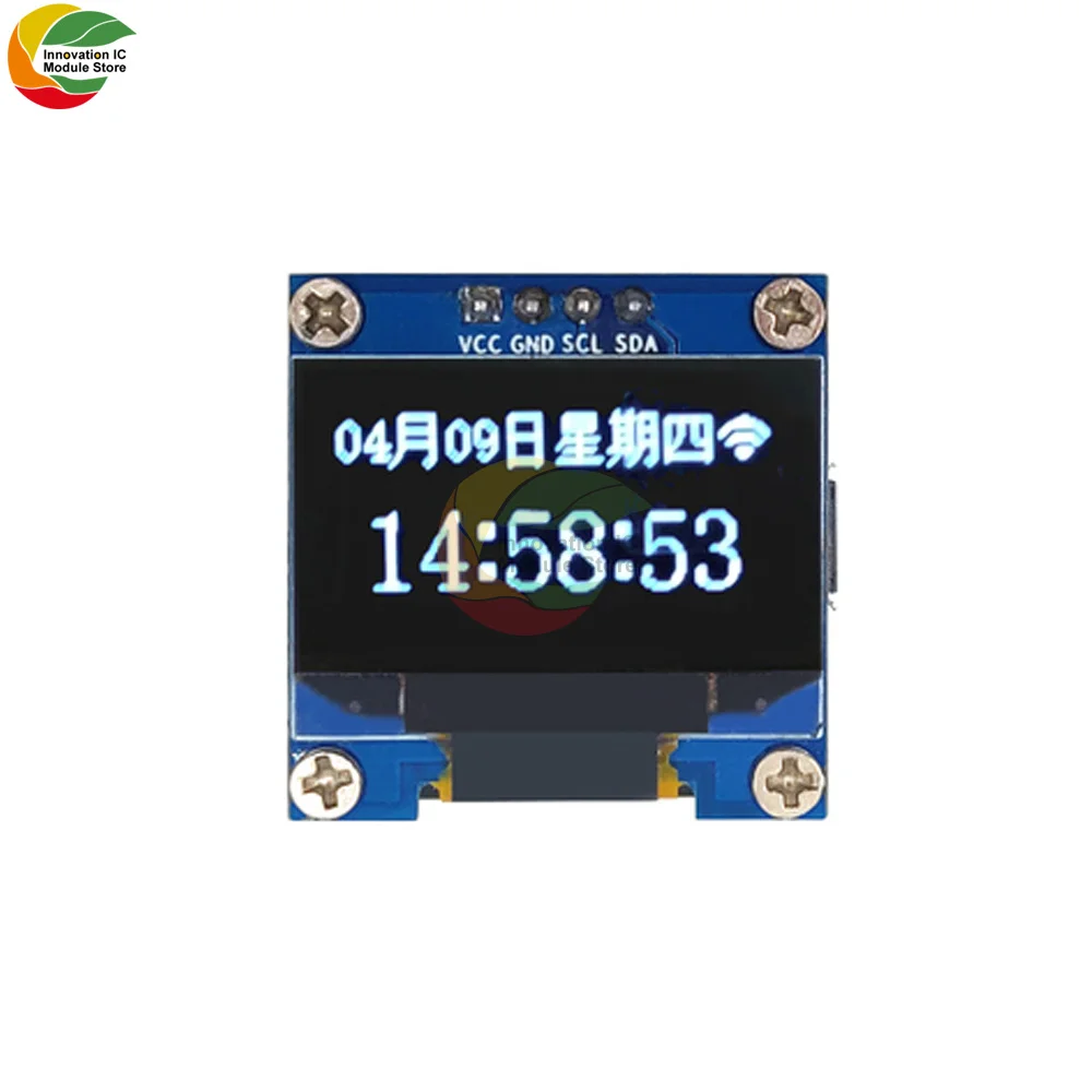 

Ziqqucu 0.96 inch SSD1306 OLED LCD Display Module ESP-12F WiFi Development Board PCF8563T Clock Weather Calendar for Arduino
