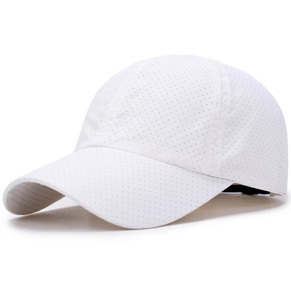 1 Женская однотонная летняя бейсболка Snapback, быстросохнущая дышащая Кепка с регулируемой сеткой, модная уличная одежда шляпа в стиле хип-хоп, облегающая Кепка - Цвет: 1
