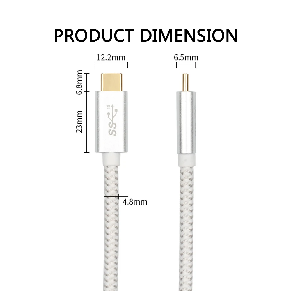 USB Type-C 3.1 Gen2 Type C Nylon Braided &ampFast Charging for MacBook | Электроника