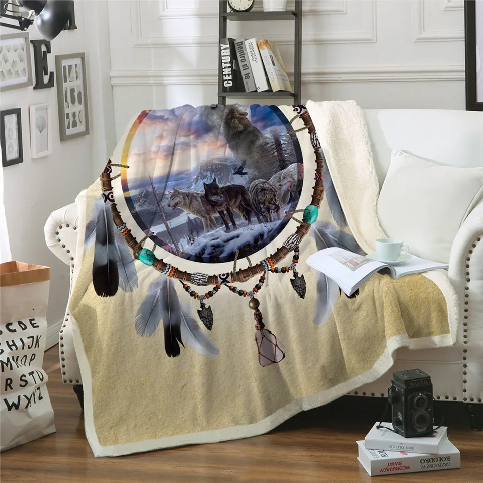 Постельные принадлежности Outlet Dreamcatcher коллекция шерпа одеяло Цветочный шикарный плюшевый плед на диван богемный Тонкий Стёганое одеяло Мандала постельные принадлежности
