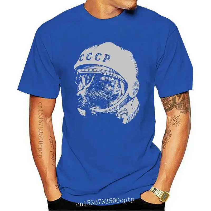 

Large Size CCCP Laika Tee Shirts for Men Hip Hop Short Sleeve O Neck Custom T Shirt Printing 1990S Clothing