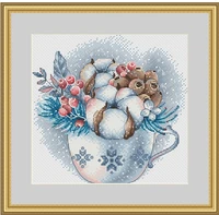 m200141home fun cross stitch kit package greeting needlework counted kits new style joy sunday kits embroidery