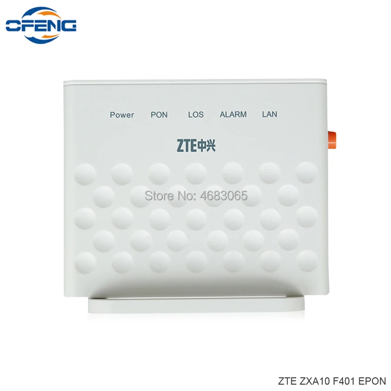 Бесплатная доставка EPON оптоволоконный ont ZTE F401 английская прошивка 1GE onu для