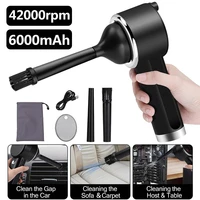 2 in 1 42000rpm wireless air duster usb vacuum cleaner powerful suction pc laptop car keyboard camera electronics tools 6000mah