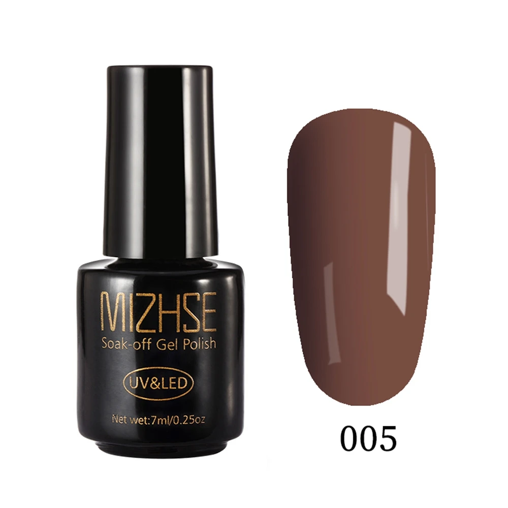 MQD005 MIZHSE Гель-лак для ногтей 7 мл UV Vernis Полупостоянный праймер верхнее покрытие для маникюра xx цветов гелевое покрытие для ногтей гель-арт - Цвет: MQD005