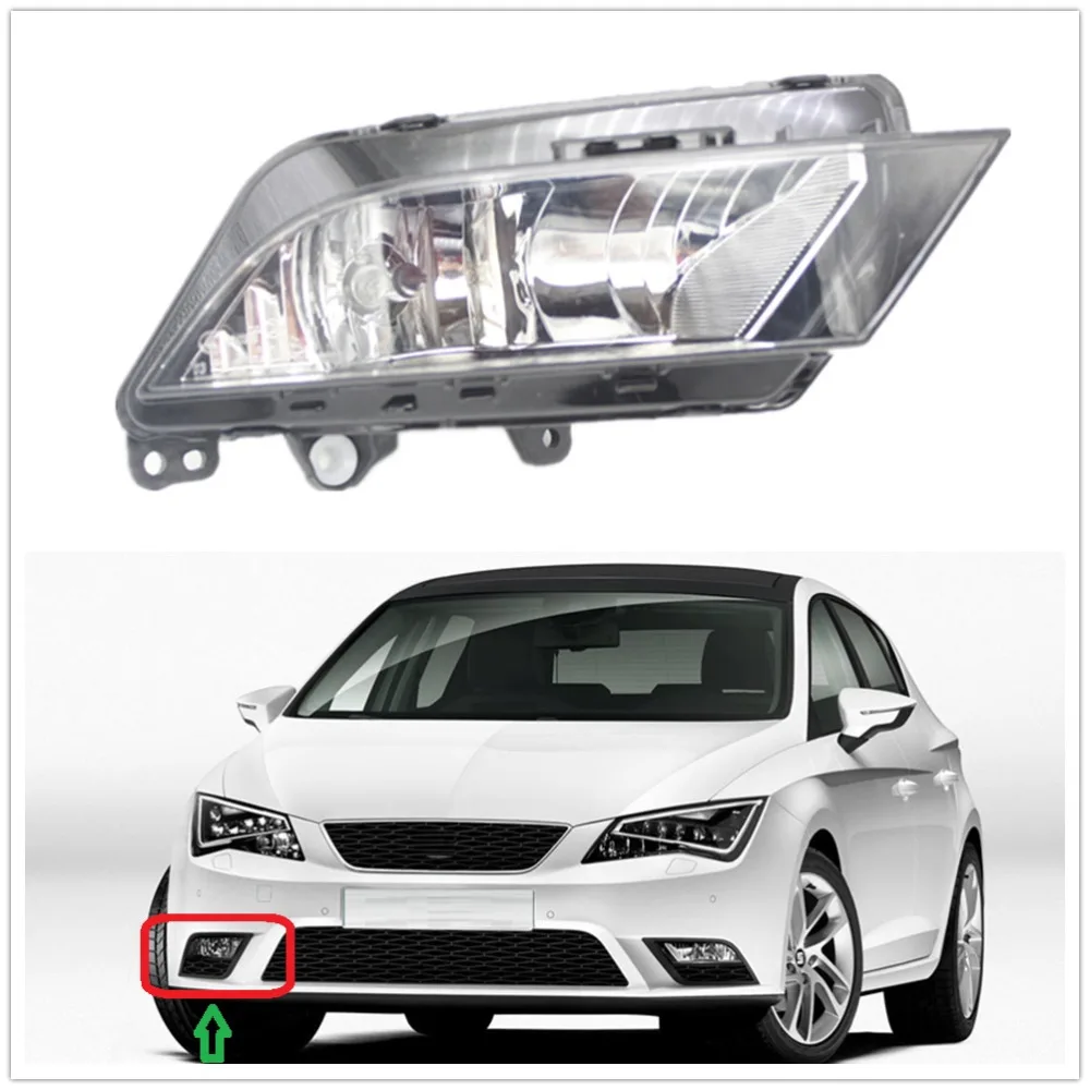 Правая сторона Противотуманные фары Дневные Фары Светильник для Seat Leon 2013 2014 2015 2016