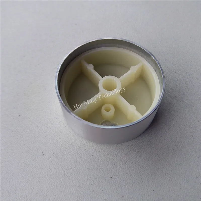 Высококачественная пластиковая алюминиевая ручка потенциометра твердая 40*16*6 мм