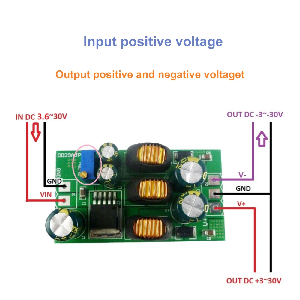 DCtoDC Convertor Regulator Constant Current Voltage Adjustable Power-supply Module Boost Converter Positive Negative | Обустройство