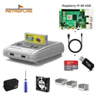 Чехол Retroflag Superpi 4, чехол для Raspberry Pi4 с платой 4 Гб, чехол с безопасным отключением и ретрофлагом для Raspberry Pi 4, Модель B