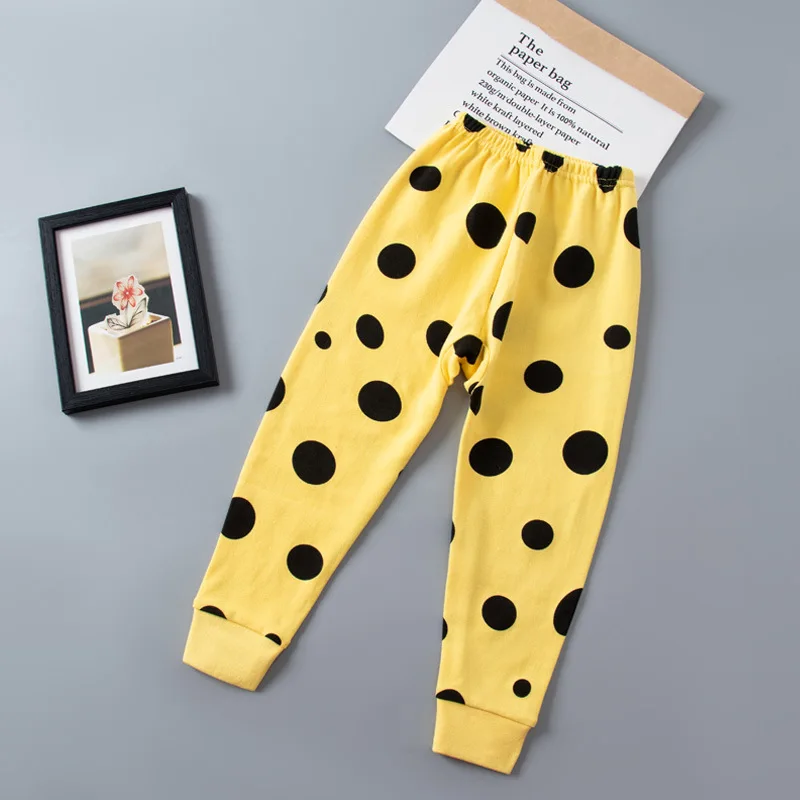 Cartoon Children Pants Boys Girls Pure Cotton Trousers Sports Pants 0-10 Years Old Spring Autumn Winter Pure Cotton Casual Pants