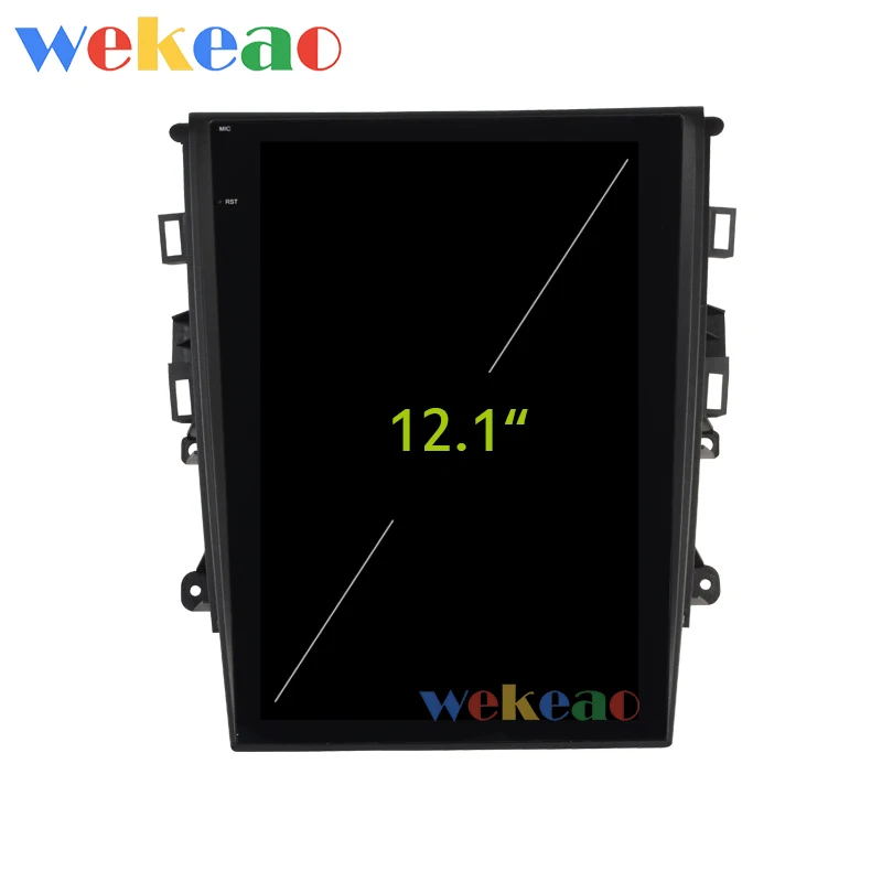 Wekeao Vertical Screen Tesla Style 12.1" 1 Din Android 9.0 Car Radio For FORD Mondeo Dvd Player With GPS Navigation 4G 2013+ |
