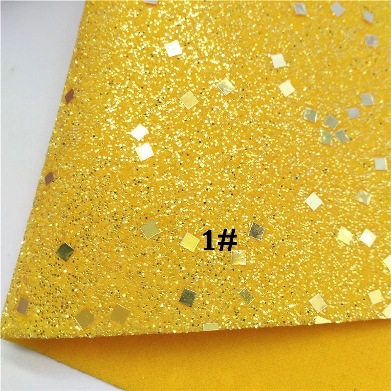 1 Glitterwishcome 21X29 см А4 Размер синтетическая кожа, неоновая массивная блестящая кожа, искусственная ткань из искусственной кожи винил для бантов, GM562A - Цвет: 1
