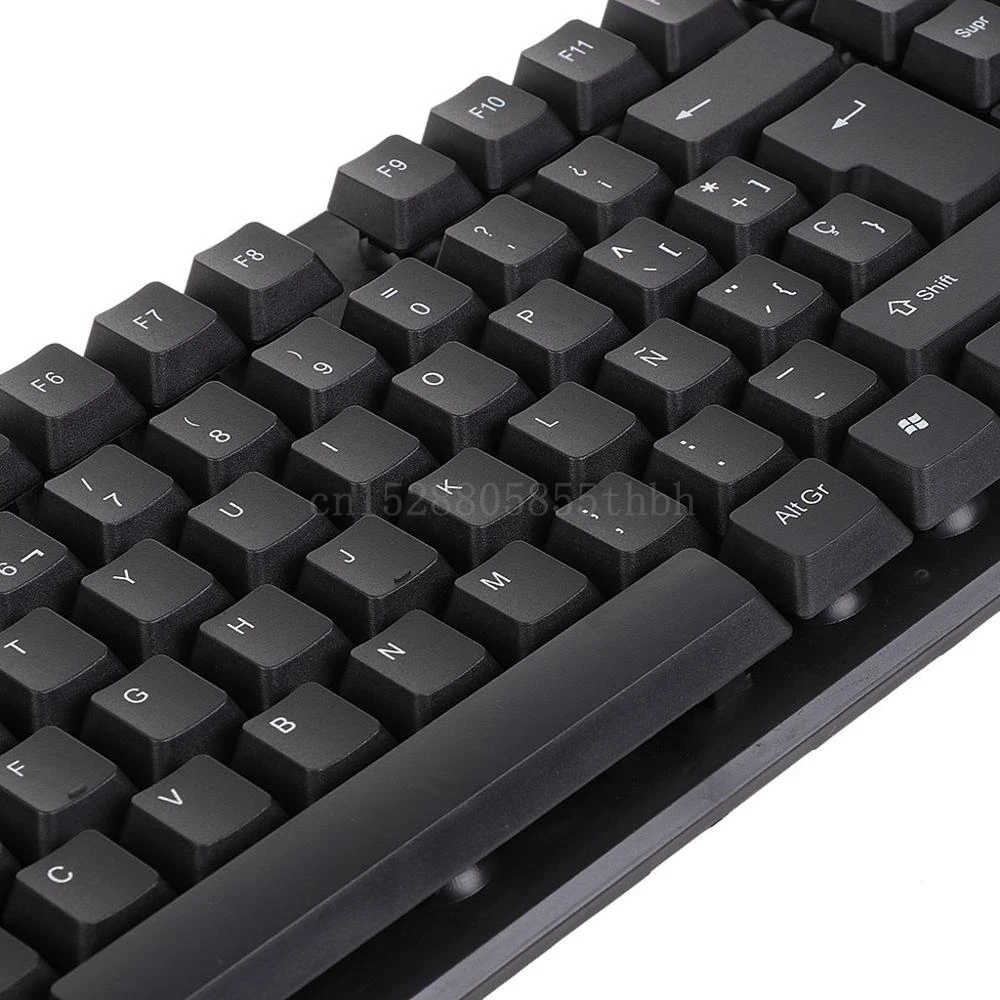 USB-клавиатура Проводная Водонепроницаемая с 104 клавишами русская Арабская