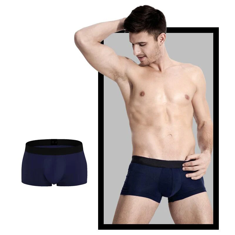 

8pcs Male Panties Cotton Men's Underwear Boxers Breathable Sexy Man Boxer Solid Underpants Comfortable Plus Size Shorts Lot