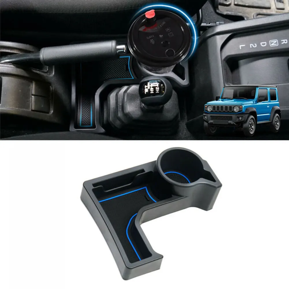 

Center Console Cup Holder Storage Box Car Cup Holder Organizer Cell Mobile Phone Holder for Suzuki Jimny AT Model 2018 2019 2020