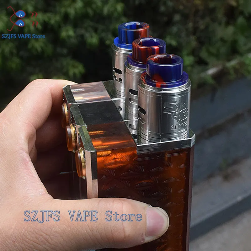 

Apocalypse BF Mod Box Kit 18650 Battery 6ml Capacity Kit With 510 Thread RDA Apocalypse Bottom Oil Box Mod vs Vertex Mod kit