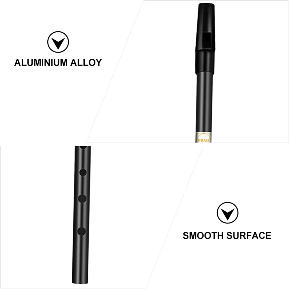 

1Pc Aluminium Alloy 6 Hole Clarinet Portable Recorder for Children Beginners