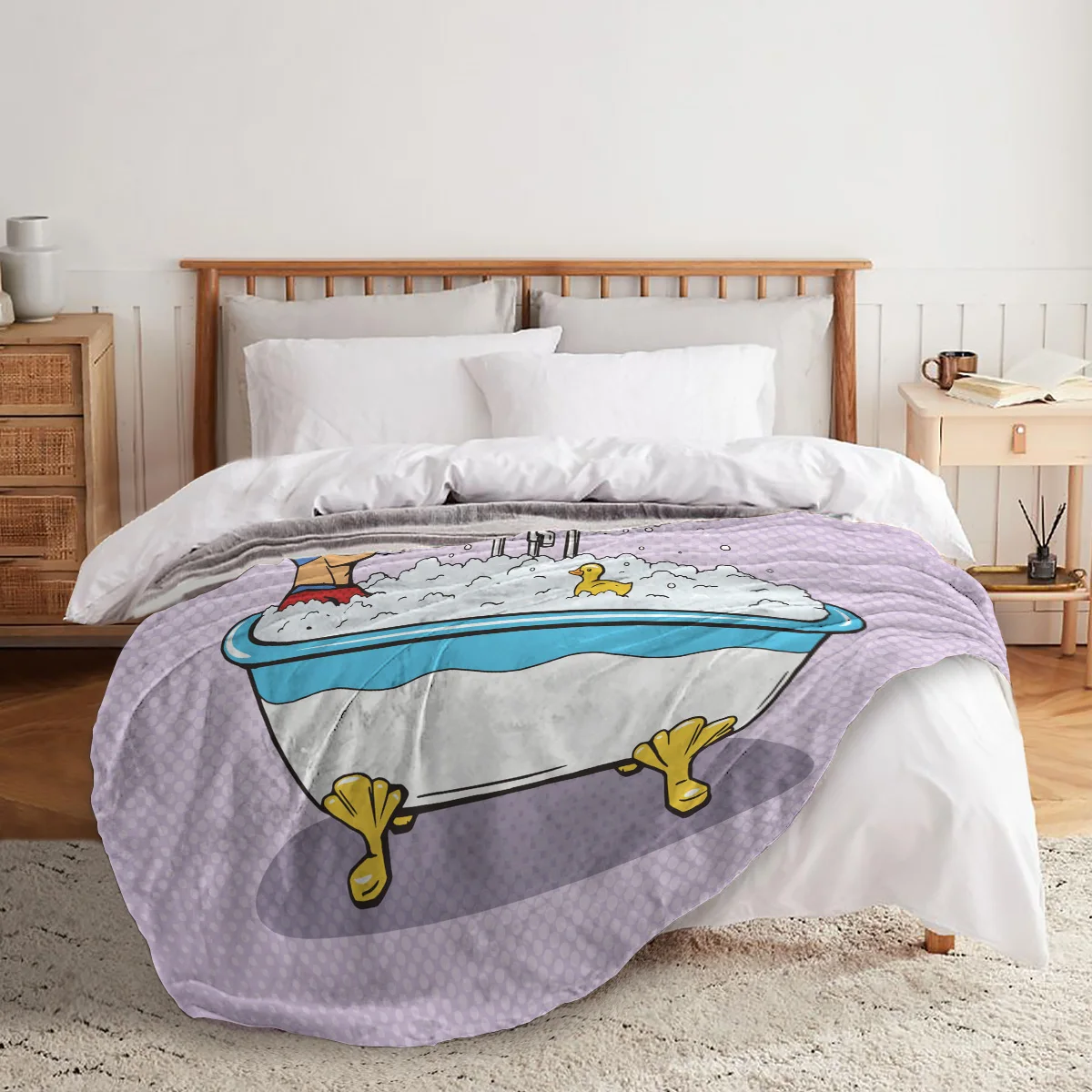 Супер мягкое плюшевое фланелевое одеяло для ванной комнаты с суперменом героем