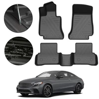 for mercedes benz c class coupe 2016 2017 2020 5 seat tpe car floor mats auto styling accessories automobile interior renovation