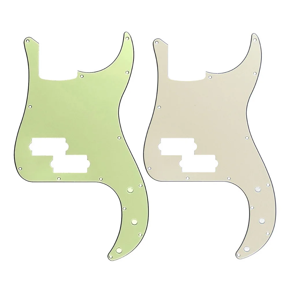 

Mint Green 13 Hole P Bass Pickguard Scratch Plate NO Truss Rod Hole for 4 String Fits Precision Bass Guitar PB Scratch Plate
