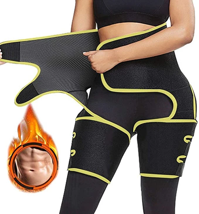 Триммер для бедер с высокой талией утягивающий тренировочный неопреновый