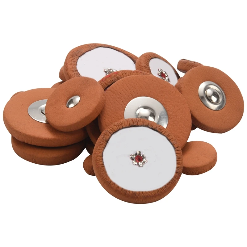 

27pcs Saxophone Pads Sax Sheep Leather Pads Replacement for Soprano Saxophone Sax Accessories