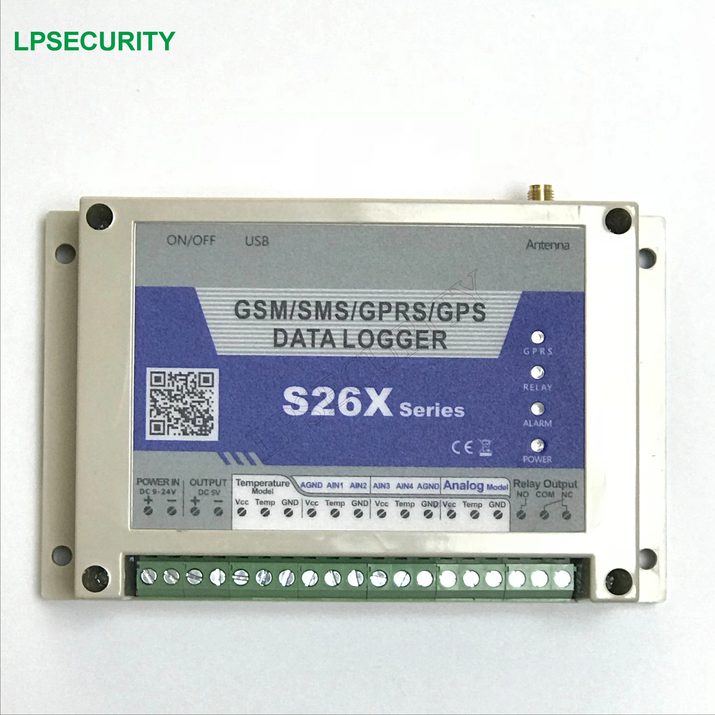 GSM/GPRS/GPS/TCP/IP Температура регистратор/менеджер/монитор S260-2G веб-центр контроля для