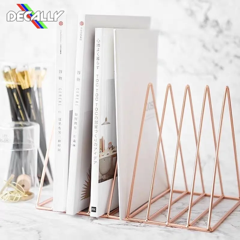 Офисная декоративная стойка для книг железная книжная полка 9 полок журналов