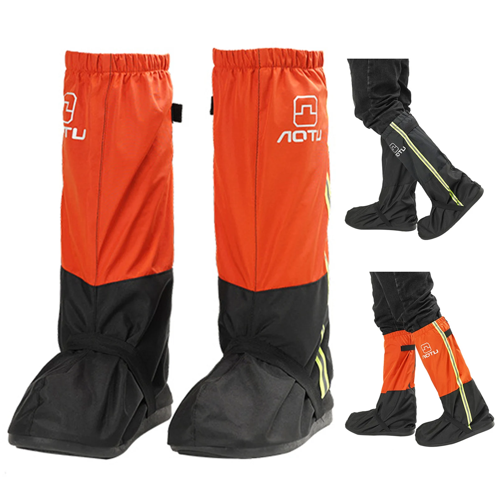 

1 Pair Gaiters Hiking Travel Leggings Waterproof Leg Warmers Shoe Covers Zippered Closure Gaiters Biking Snowboarding Shoe Cover